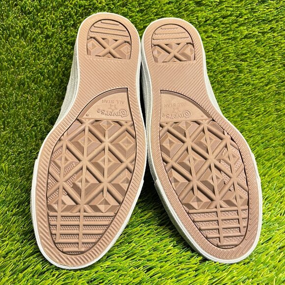 Converse Chuck Taylor All Star Low Womens Size 8 Silver Athletic Shoes Sneakers - Picture 7 of 10